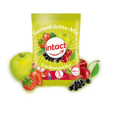 INTACT Gartenfrüchte - mix hroznový cukor 100 g