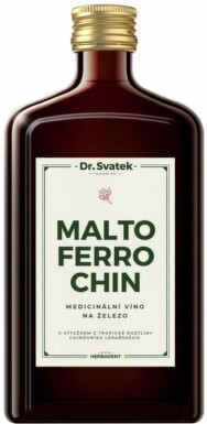 DR.SVATEK Maltoferrochin sladové víno so železom 500 ml