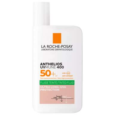 LA ROCHE-POSAY Anthelios uvmune 400 SPF50+ fluid tónovaný fluid s ochranným faktorom pre citlivú mastnú pleť 50 ml