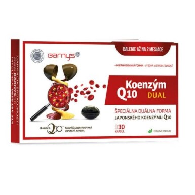 BARNY'S Koenzým Q10 dual 60 mg 30 kapsúl