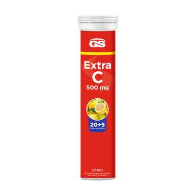 GS Extra C 500 mg citrón 25 tabliet