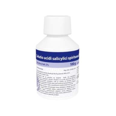 SOLUTIO Acidi salicylici spirituosa 2 % 100 g