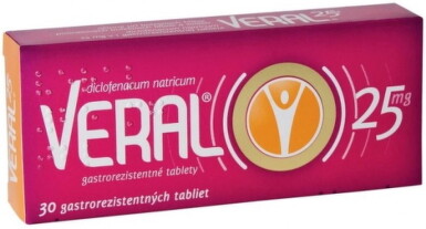 VERAL 25 mg 30 tabliet