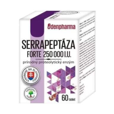 EDENPHARMA Serrapeptáza forte 250 000 I.U. 60 tabliet