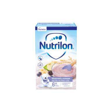 NUTRILON Obilno-mliečna kaša viaczrnná s ovocím 225 g