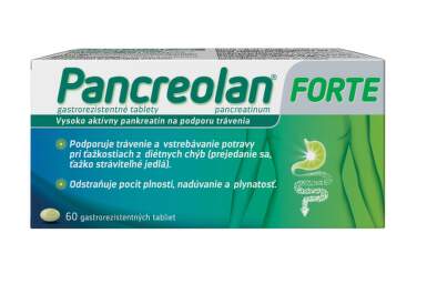 PANCREOLAN Forte 220 mg 60 tabliet