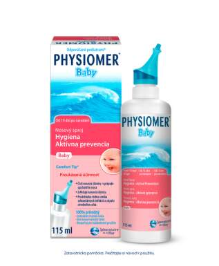 PHYSIOMER Baby nosový sprej izotonický 115 ml