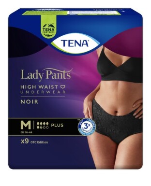 TENA Lady Pants plus noir M 9 kusov