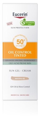 EUCERIN Sun oil control tinted SPF 50+  tónovací medium 50 ml 2