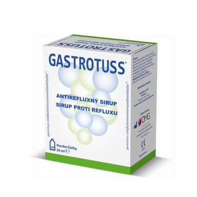 GASTROTUSS sirup antirefluxný vo vrecúškach 20 vrecúšok x 20 ml