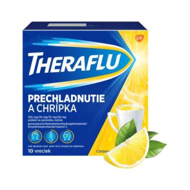 THERAFLU Prechladnutie a chrípka 10 ks
