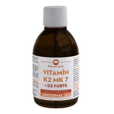 PHARMA ACTIV Lipozomal vitamín K2 MK7 + D3 1000 I.U. 250 ml
