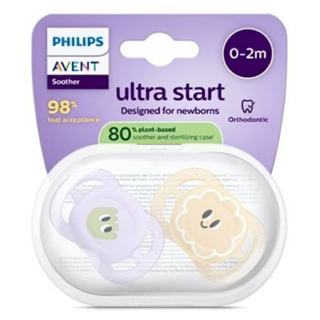 PHILIPS AVENT Cumlík ultra start 0-2m pre dievča na utišovanie SCF075/13 1 x 2 ks