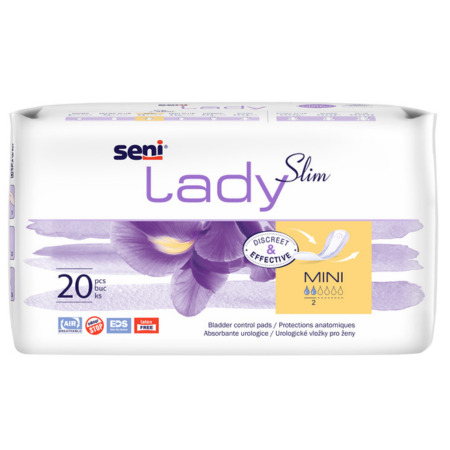 Seni Lady Slim MINI urologické vložky pre ženy savosť 200ml 20ks