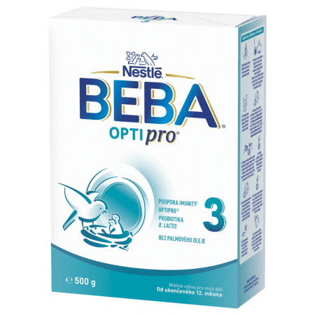 BEBA OPTIPRO 3 Mliečna výživa pre malé deti od ukončeného 12. mesiaca 500 g