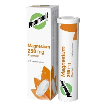 E-shop MAGNESIUM 250 mg PHARMAVIT tbl eff 20