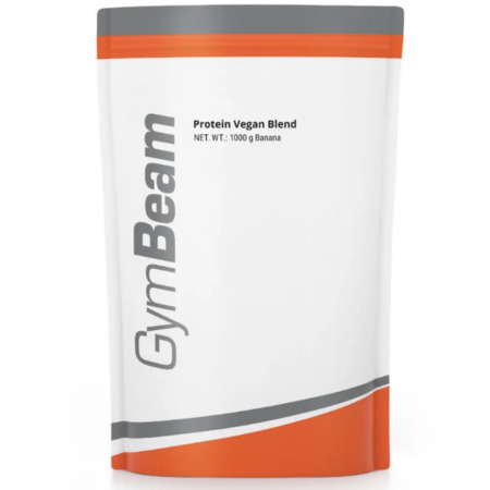 GymBeam GYMBEAM Vegan blend zmes rastlinných proteínov v prášku príchuť banán 1000 g