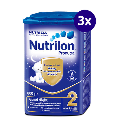 E-shop NUTRILON 2 Pronutra good night 800 g - balenie 3 ks