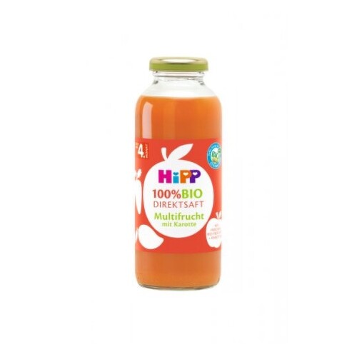 E-shop HiPP 100 % BIO Ovocná šťava s karotkou 330 ml