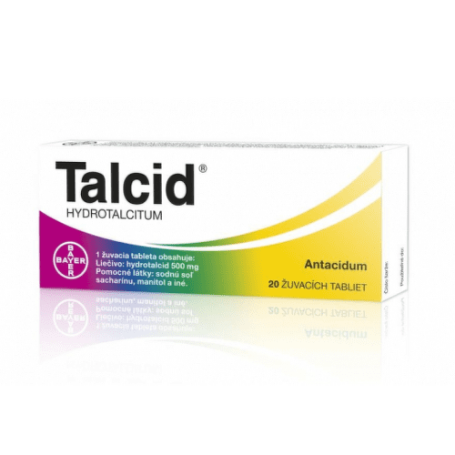 E-shop TALCID 500 mg 20 žuvacích tabliet
