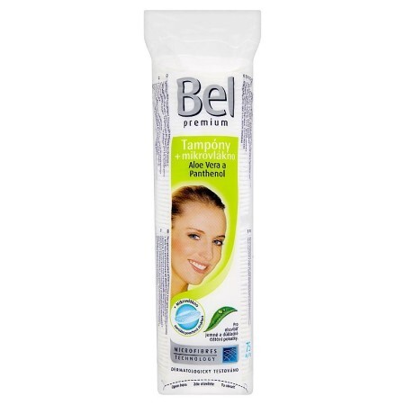 BEL Premium odličovacie tampóny Aloe vera a panthenol 75 kusov