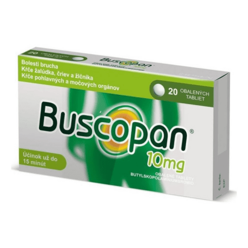 BUSCOPAN 10 mg 20 tabliet