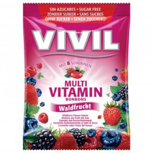 E-shop VIVIL Cukríky multivitamín lesné ovocie 60 g