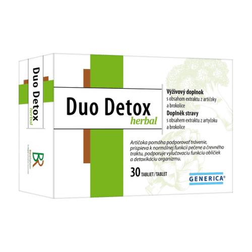 E-shop GENERICA Duo detox herbal 30 tabliet