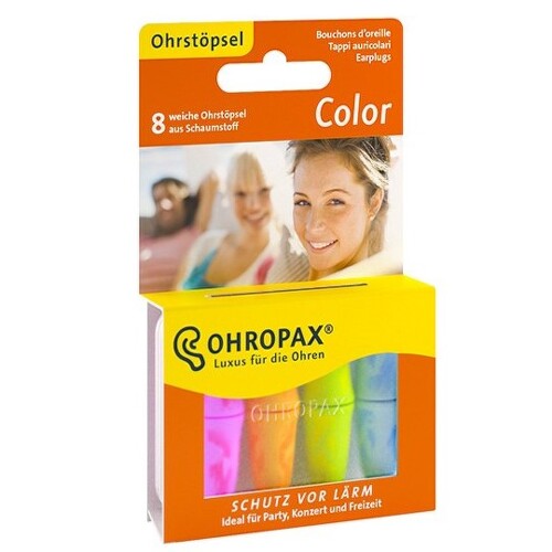 E-shop OHROPAX Color ušné vložky 8 kusov