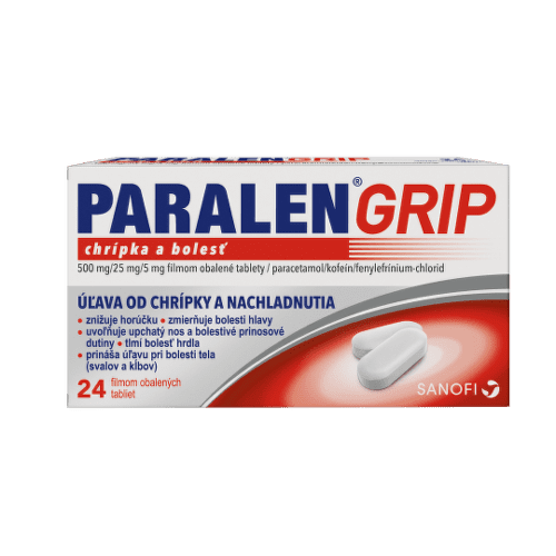 E-shop PARALEN Grip chrípka a nachladnutie 24 tabliet