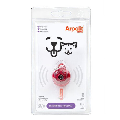 E-shop ARPALIT NEO elektronický odpudzovač bĺch a kliešťov pre psy a mačky 1 ks