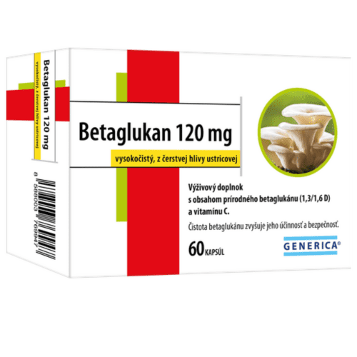 GENERICA Betaglukan 120 mg kapsule 60 ks