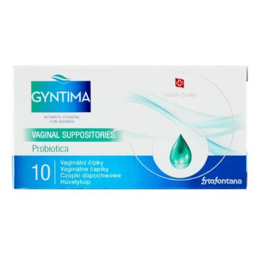 E-shop FYTOFONTANA Gyntima probiotica 10 vaginálnych čapíkov