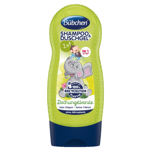 E-shop BÜBCHEN Kids šampón + sprchový gél 2v1 partička z džungle 230 ml