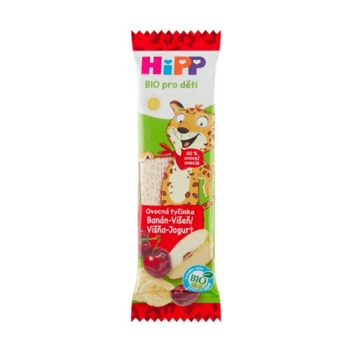 E-shop HIPP Bio ovocná tyčinka banán višňa jogurt 23 g