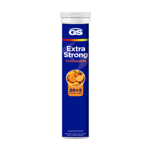E-shop GS Extra strong multivitamín pomaranč 25 tabliet