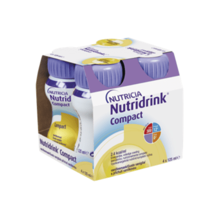 E-shop NUTRIDRINK Compact vanilková príchuť 4 x 125 ml