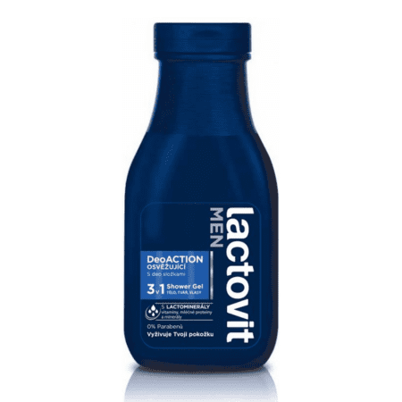E-shop LACTOVIT Men Deoaction 3v1 sprchový gél 300 ml