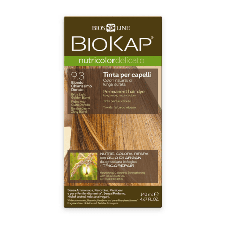 E-shop BIOKAP Nutricolor delicato farba na vlasy 9.3+ blond extra svetlý 140 ml