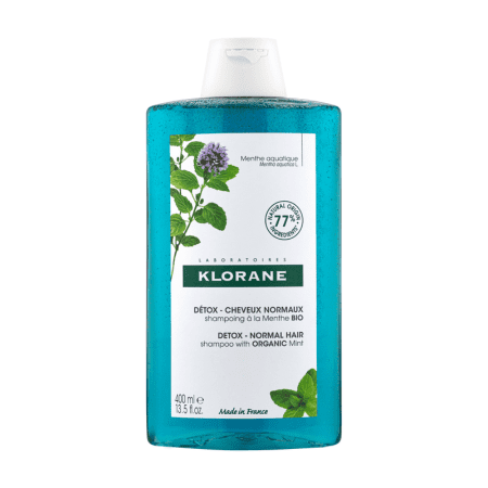 E-shop KLORANE Shampooing detox menthe bio detoxikačný šampón s výťažkom z bio mäty 400 ml