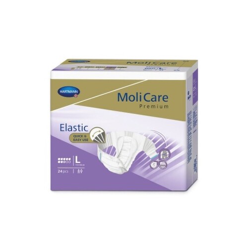 MOLICARE Premium elastic 8 kvapiek L 24 kusov