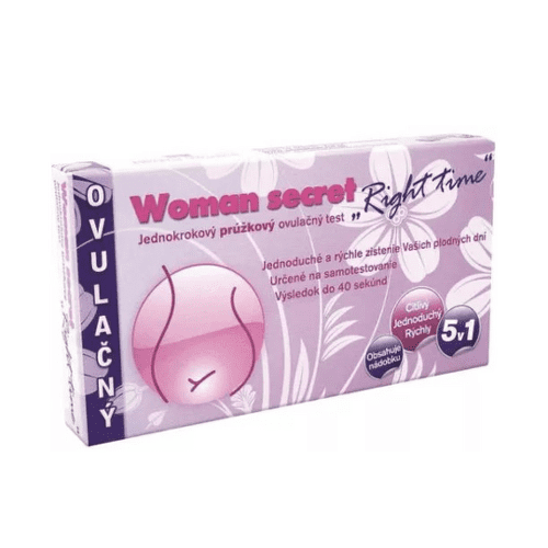 WOMAN SECRET Right time ovulačný test prúžkový 5v1 1 set