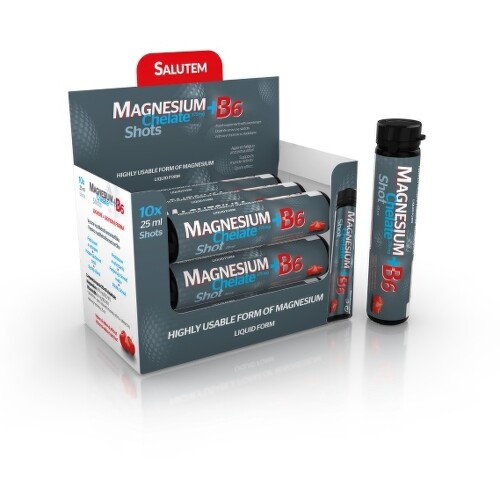 SALUTEM Magnesium chelate + B6 cherry 10 x 25 ml