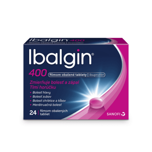 Ibalgin Ibalgin 400 mg filmom obalené tablety na zníženie horúčky a tlmenie bolesti 24 tbl kúpite na Benulekaren.sk