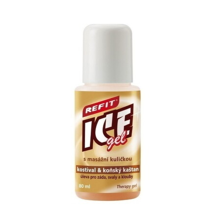 REFIT Ice gel kostihoj s gaštan roll on 80 ml