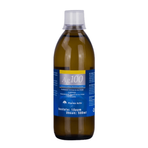PHARMA ACTIV Koloidné striebro Ag100 hustota 10 ppm 500 ml kúpite na Benulekaren.sk