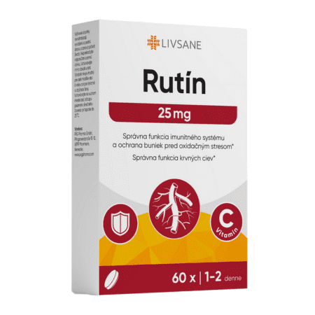 LIVSANE Rutín 25 mg 60 tabliet