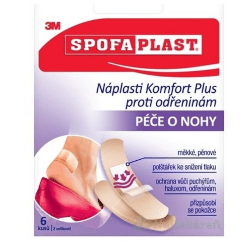 3M™ SPOFAPLAST 187 Komfort Plus náplasti proti odreninám 6 ks kúpite na Benulekaren.sk
