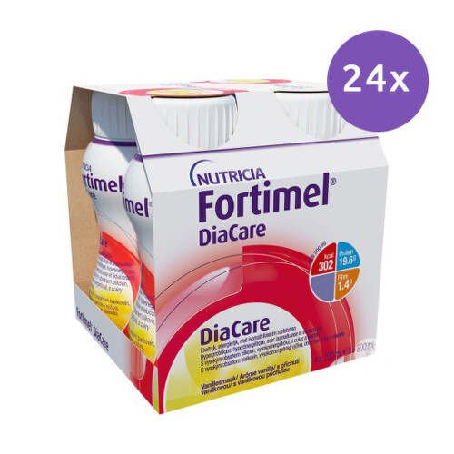 FORTIMEL Diacare s vanilkovou príchuťou 24 x 200 ml