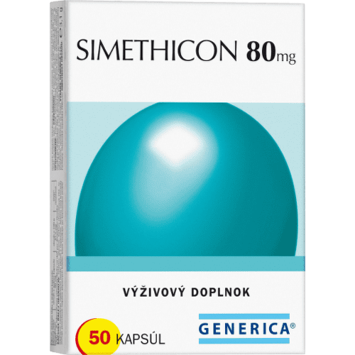 GENERICA Simethicon 80 mg 50 kapsúl